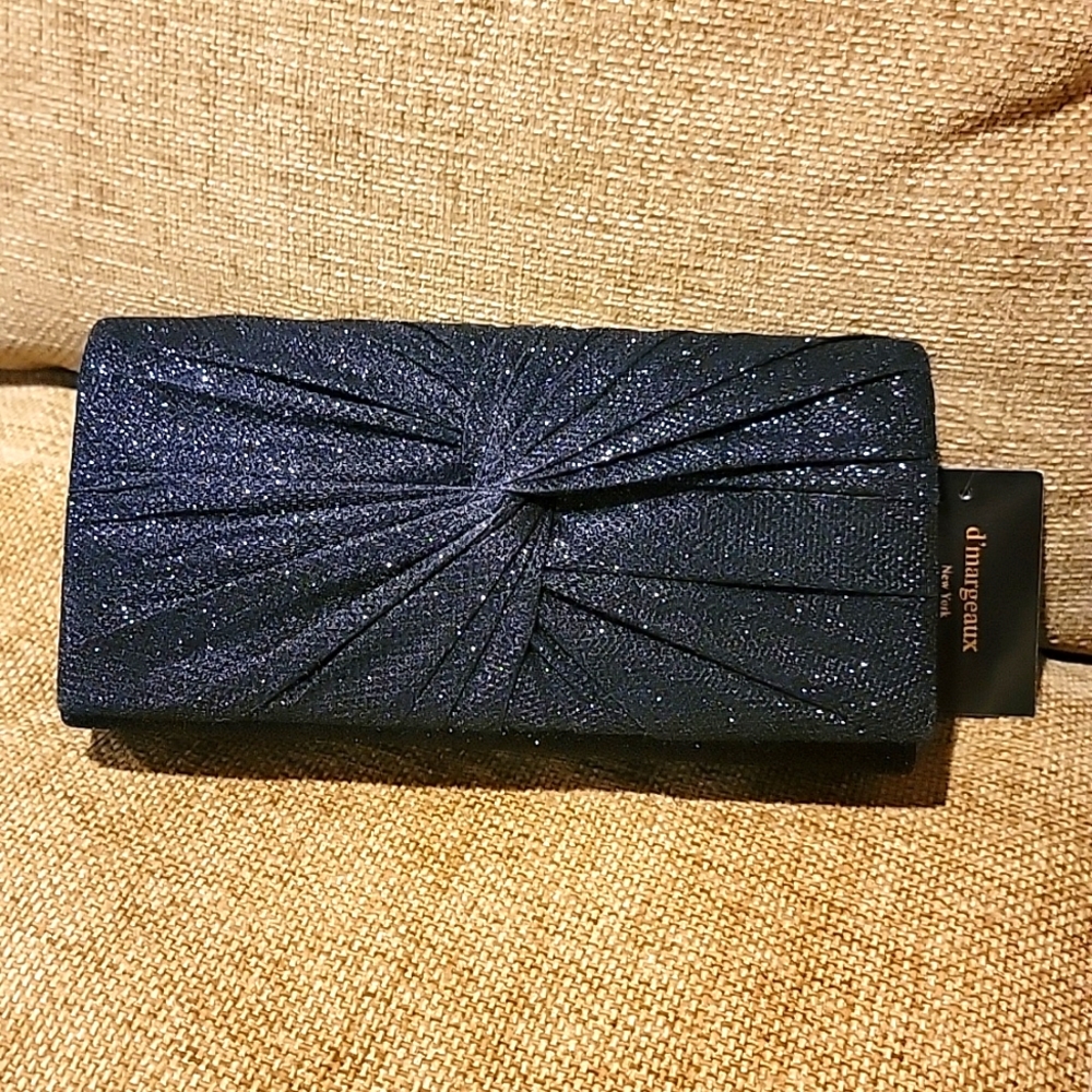 Black Sparkly Clutch/Crossbody Purse